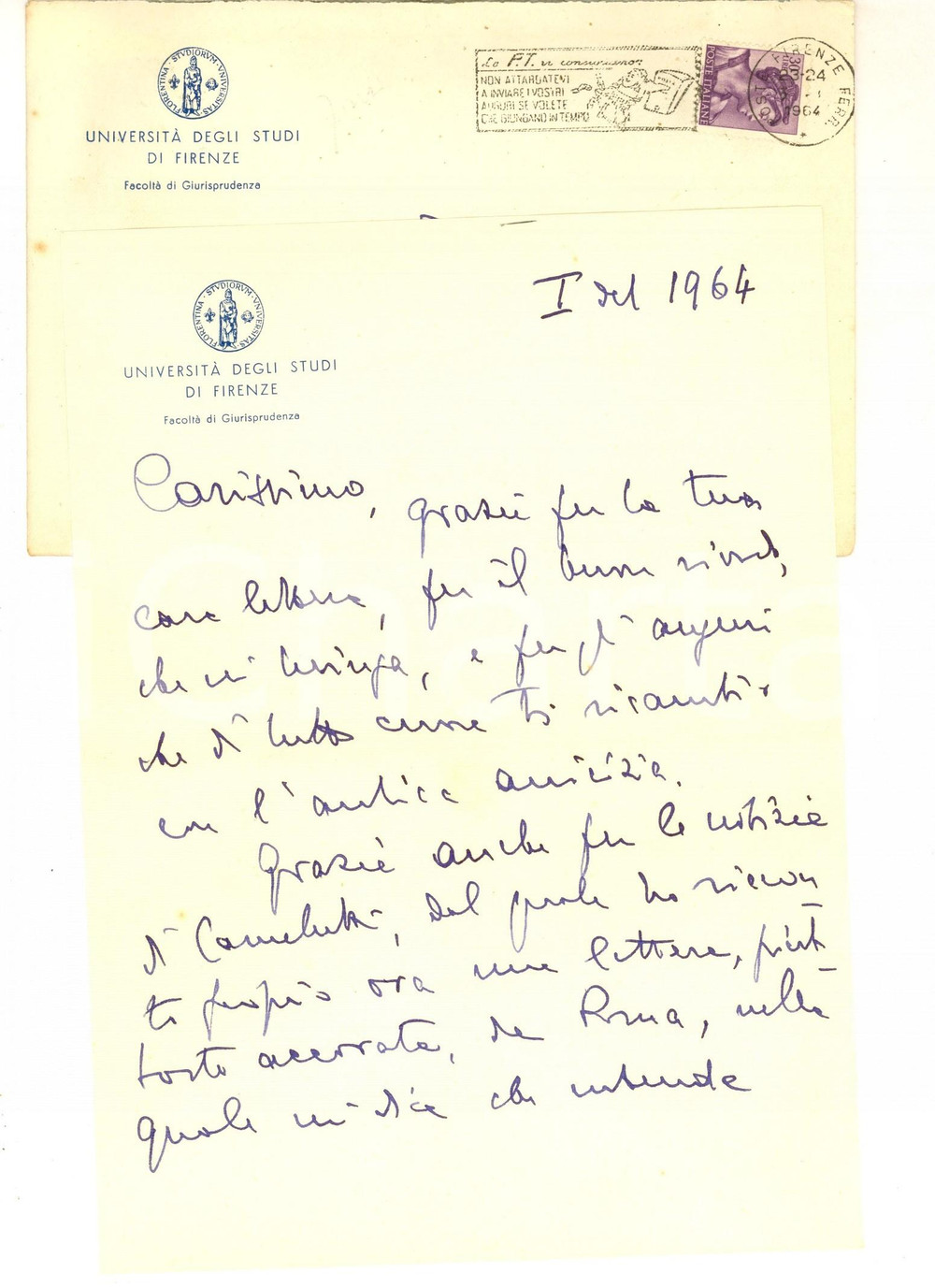 Autografo originale 1956 ROMA Lettera Carlo TAMBERLANI per spettacolo teatrale  Autografo 1