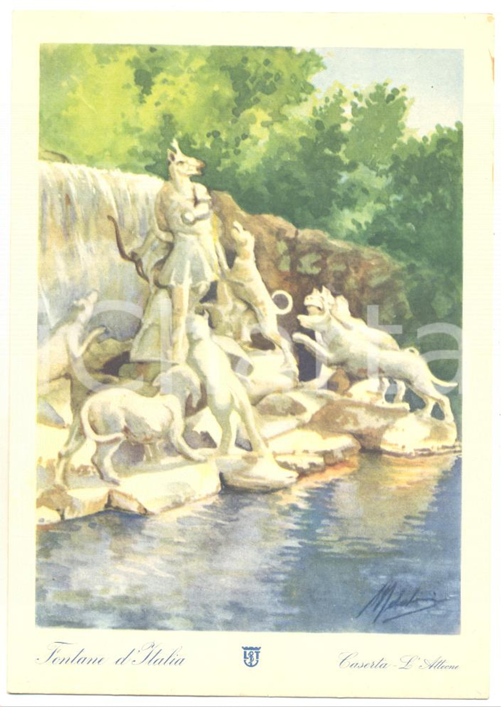 Oggetto da collezione cartaceo 1952 LLOYD TRIESTINO M/n AFRICA Crociera di Ferragosto MenÃ¹ pranzo di commiato 1