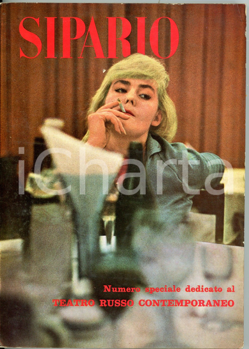 1961 SIPARIO Numero speciale TEATRO RUSSO CONTEMPORANEO - Rivista anno XVI nÂ°188 Rivista d'epoca, con illustrazioni b/n.DIMENSIONI: 21x28 cmPAGINE: 125CONDIZIONI: FAIR (buone condizioni interne, gualciture in copertina)    originale e autentica 1