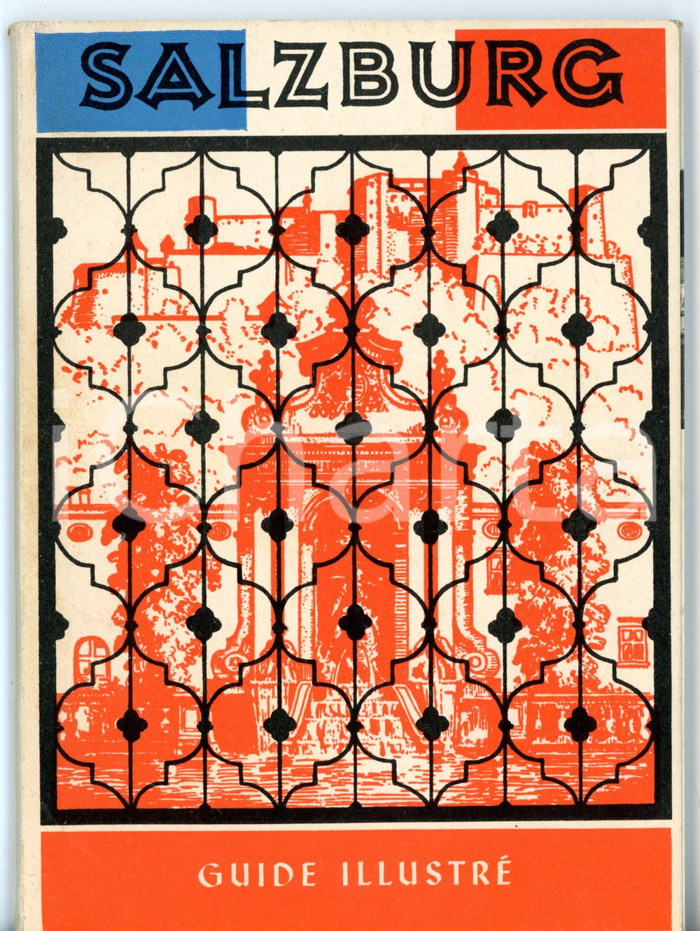 Materiale pubblicitario d’epoca 1955 ca SALZBURG Guide illustrÃ© de la ville et du pays Libretto ILLUSTRATO 1