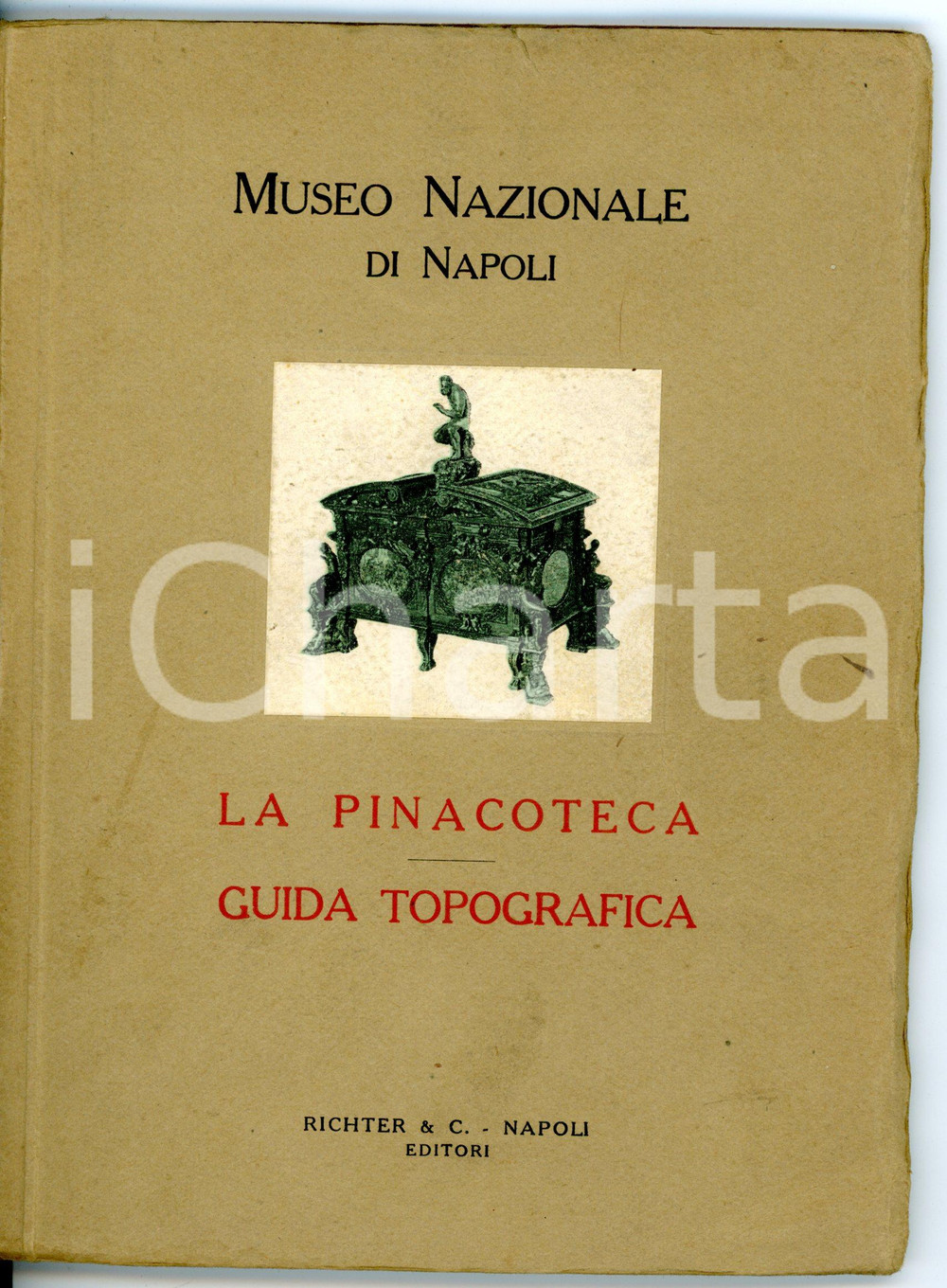 1940 ca MUSEO NAZIONALE DI NAPOLI La pinacoteca - Guida topografica *Ed. RICHTER Pubblicazione d'epoca con illustrazioni b/n.DIMENSIONI: 14x19 cmPAGINE: 19 + 70 tavoleCONDIZIONI: FAIR (buone condizioni interne, ma lievi gualciture in copertina)    originale e autentica 1