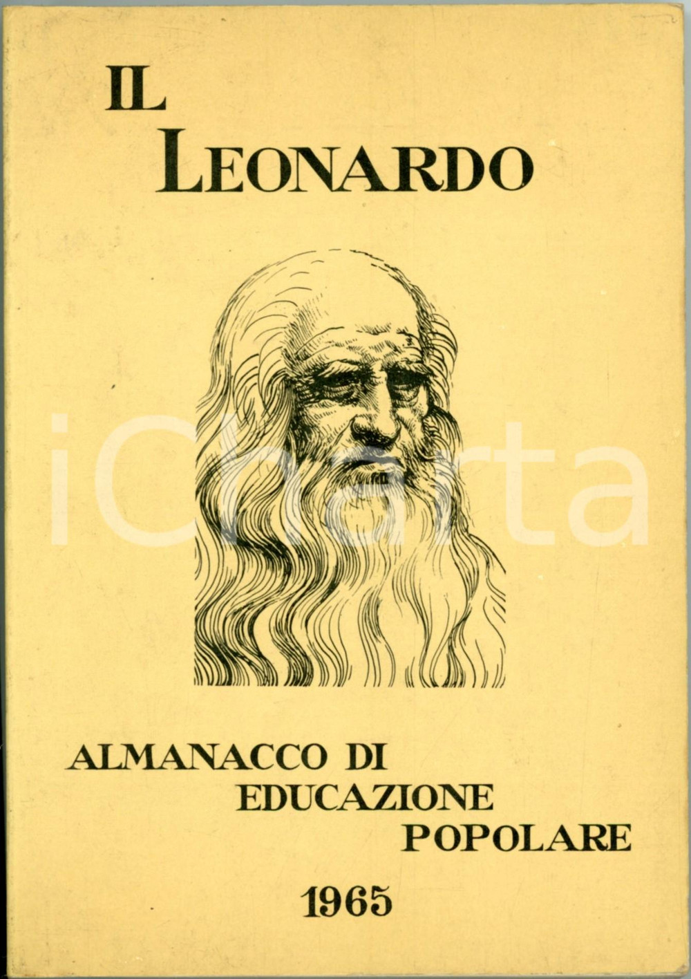 Oggetto da collezione cartaceo 1965 IL LEONARDO Almanacco di educazione popolare  Ente biblioteche scolastiche 1