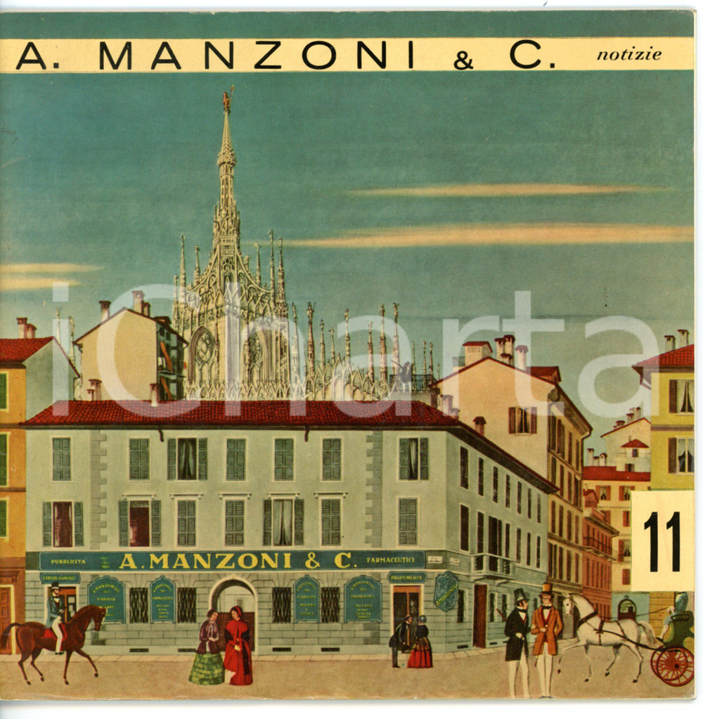 Giornale, rivista storica 1962 A. MANZONI & CO. Le filiali di Asti e Cuneo Rivista anno IV n° 11  32 pp. 1