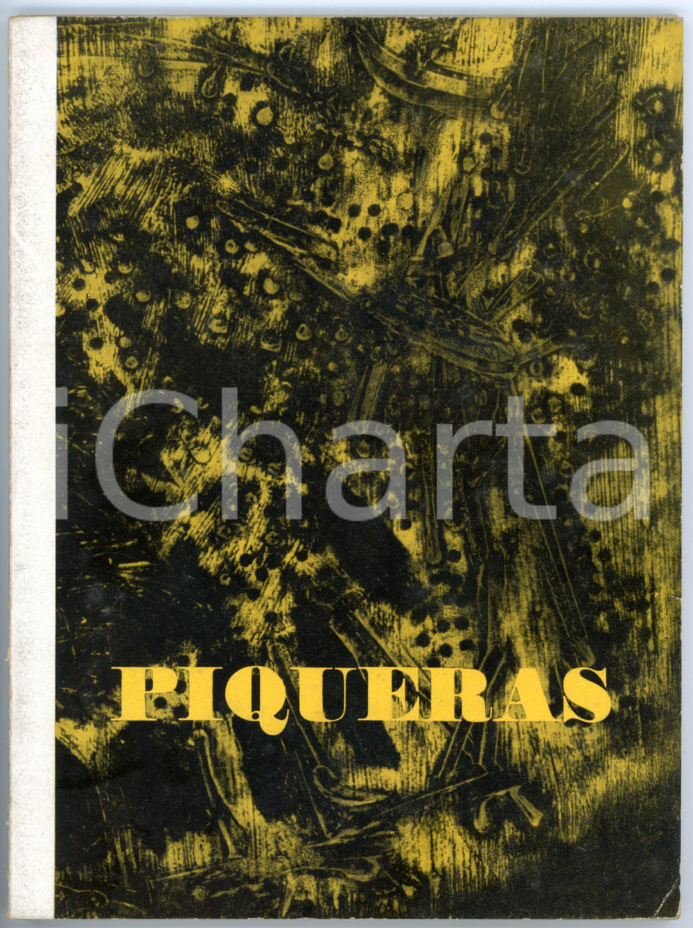 Libro, pubblicazione d epoca 1961 MILANO  GALLERIA LORENZELLI Jorge Piqueras Catalogo ILLUSTRATO 17x22 cm 1