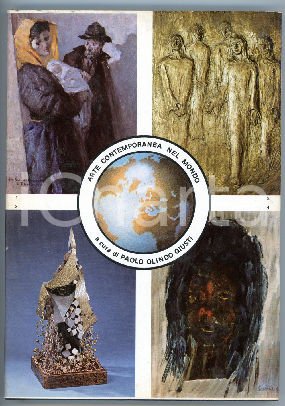 Libro, pubblicazione d epoca 1979 Paolo Olindo GIUSTI Arte contemporanea nel mondo ILLUSTRATO 182 pp. 2 1