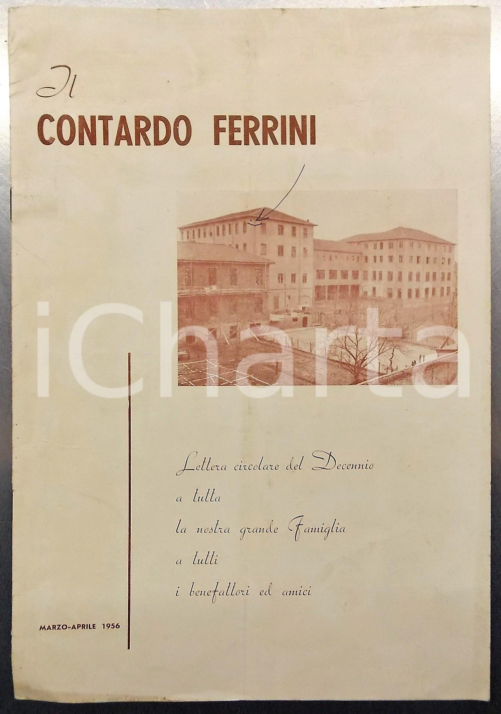 Libro, pubblicazione d epoca 1956 AA. VV. CASALE MONFERRATO Il Contardo Ferrini  Il decennale Pubblicazione 1