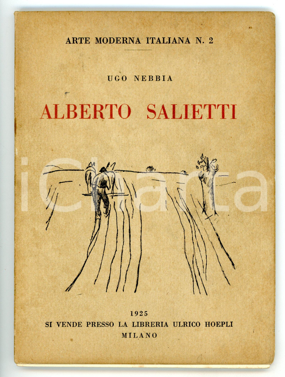 Libro, pubblicazione d epoca 1925 Ugo NEBBIA Alberto Salietti  Arte moderna italiana nÂ° 2  Monografia 1