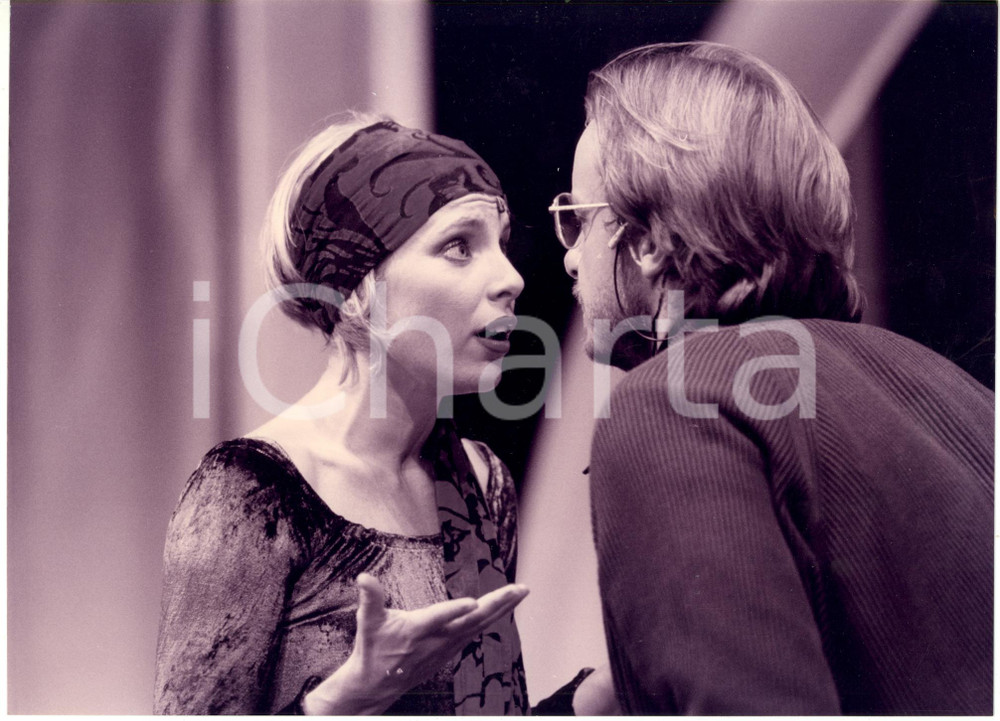 Fotografia d epoca originale 1981 ITALIA TEATRO Maria Laura BACCARINI in Stanno suonando la nostra canzone 1