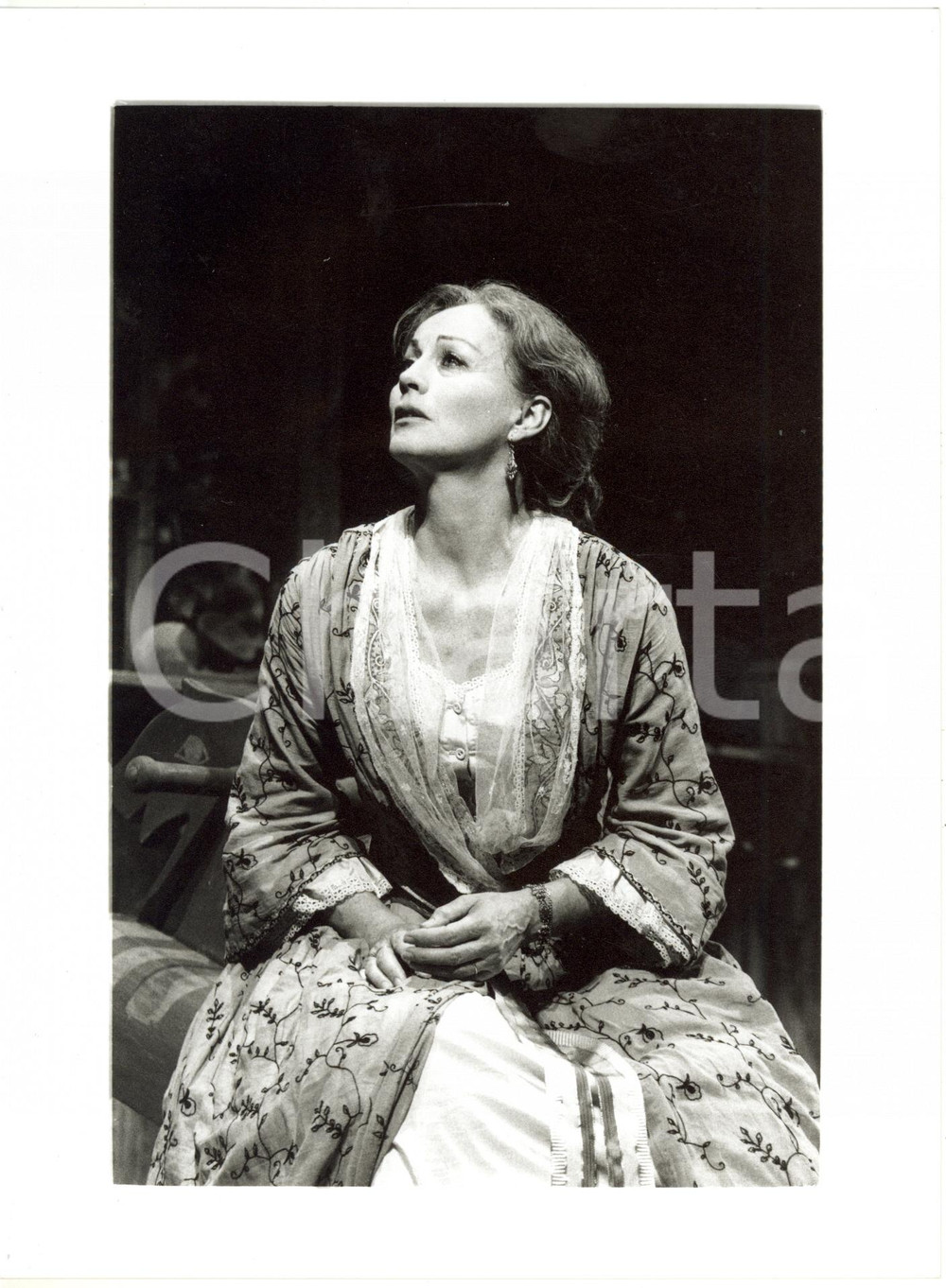 Fotografia d epoca originale 1996 GENOVA Teatro Stabile  Andrea JONASSON in Un mese in campagna Foto 1