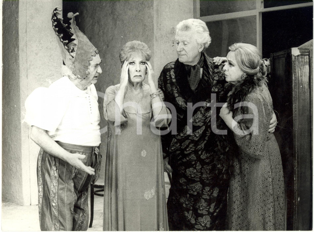 Fotografia d epoca originale 2000 TEATRO  Anna PROCLEMER Lauretta MASIERO Mino BELLEI Mario MARANZANA Foto 1