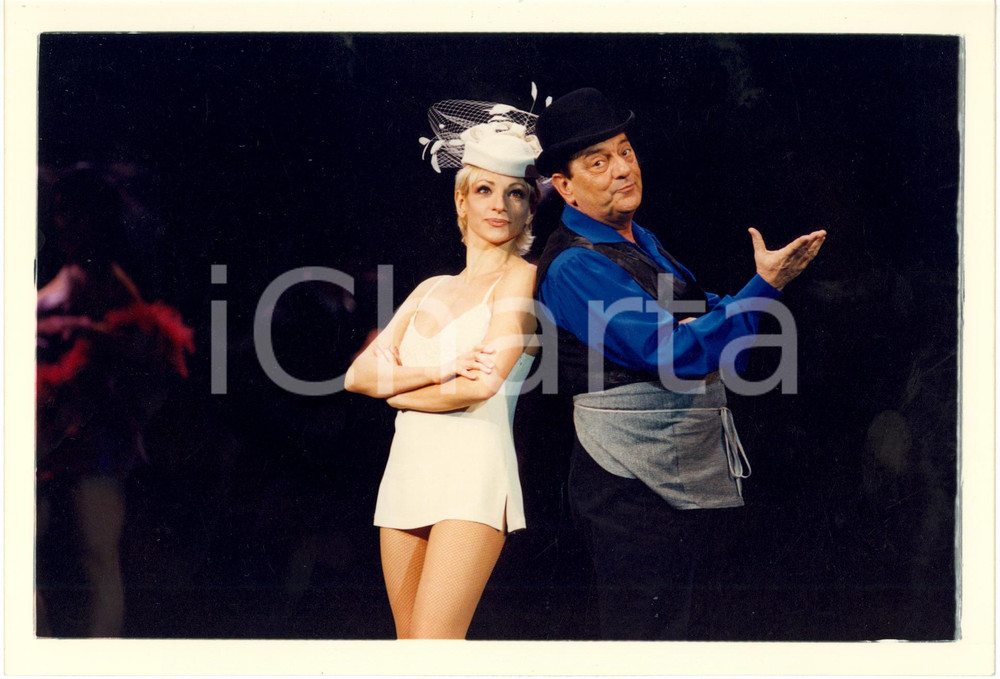 Fotografia d epoca originale 1997 ITALIA MUSICAL  Daniela GIOVANETTI e Gian Fabio BOSCO in Irma la dolce 1