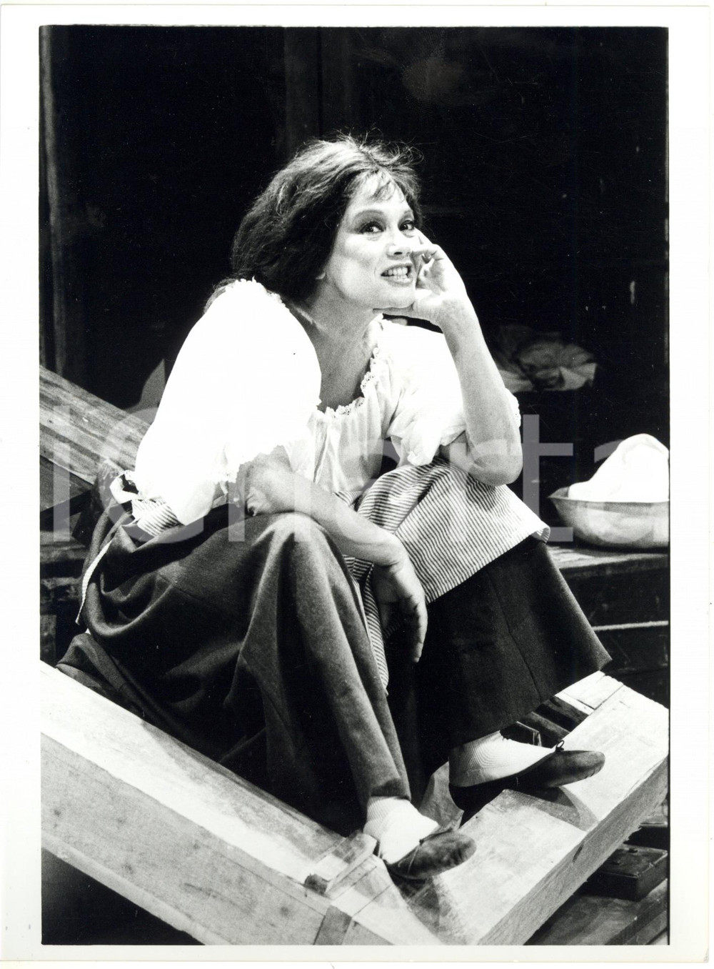 Fotografia d epoca originale 1989 ITALIA TEATRO  Valeria MORICONI Madame sansgÃªne Regia Lorenzo SALVETI 1