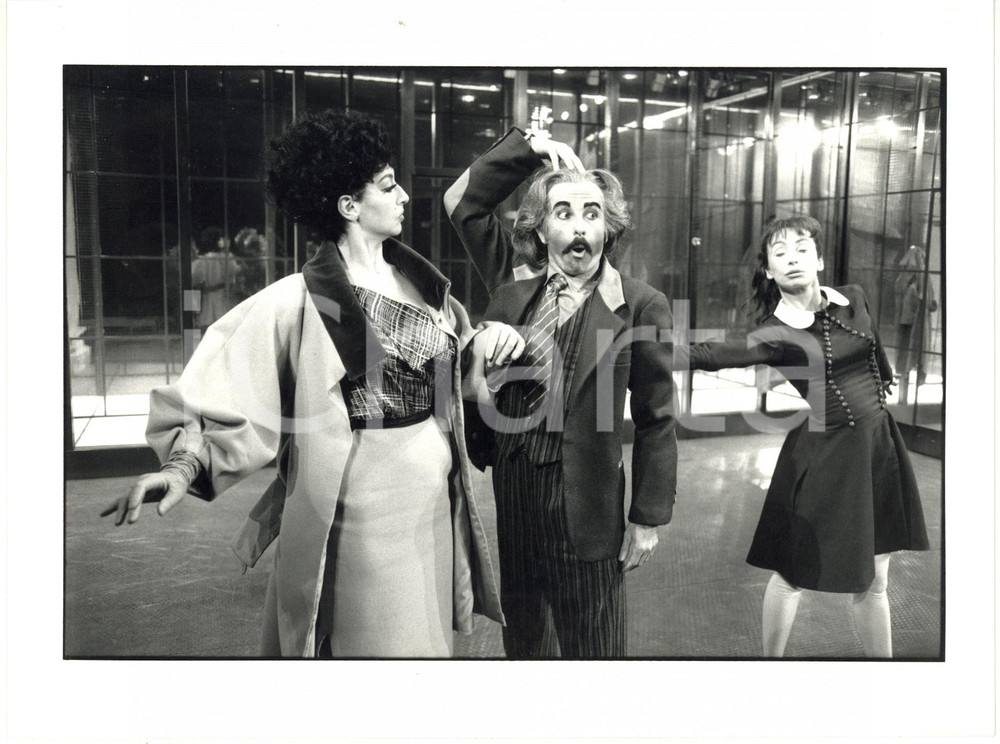 Fotografia d epoca originale 1983 LILLE  FranÃ§oise BENEJAM Guy PERROT Agnes MALLET in Le Saperleau Foto 1