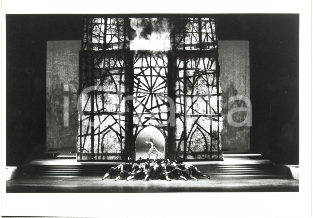Fotografia d epoca originale 1997 BALLETTO CLASSICO NotreDame de Paris Regia di Roland PETIT  Foto 25x18 1
