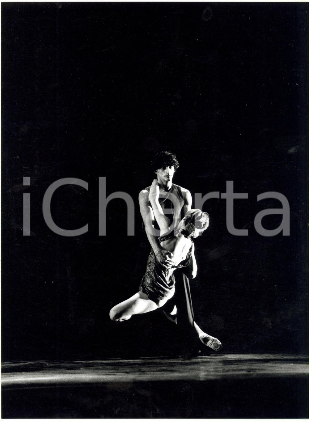 Fotografia d epoca originale 1995 ca Compagnia Aterballetto  Orazio CAITI Roberta MOSCA in Phantasmagoria 1