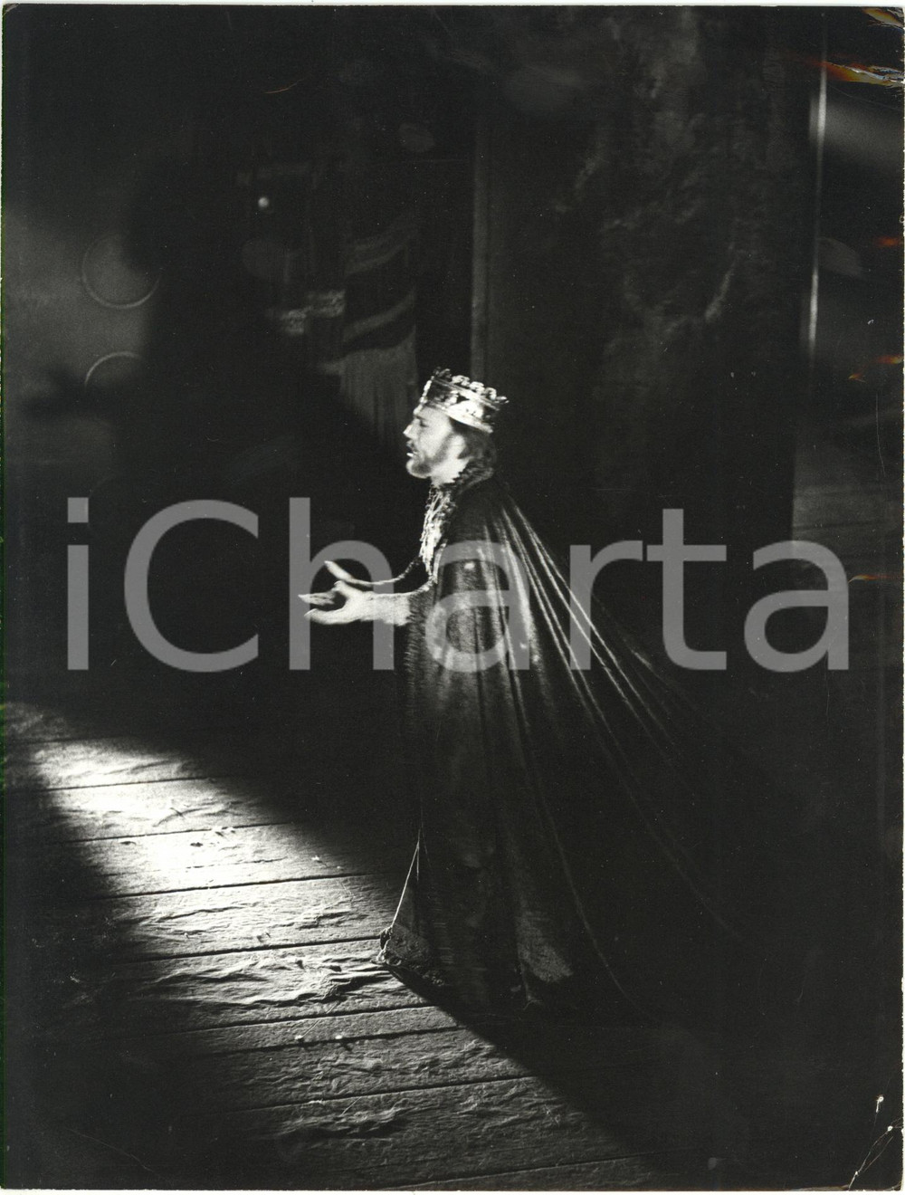 Fotografia d epoca originale 1975 MILANO Teatro alla Scala  Piero CAPPUCCILLI in Macbeth  Ritratto Foto 1