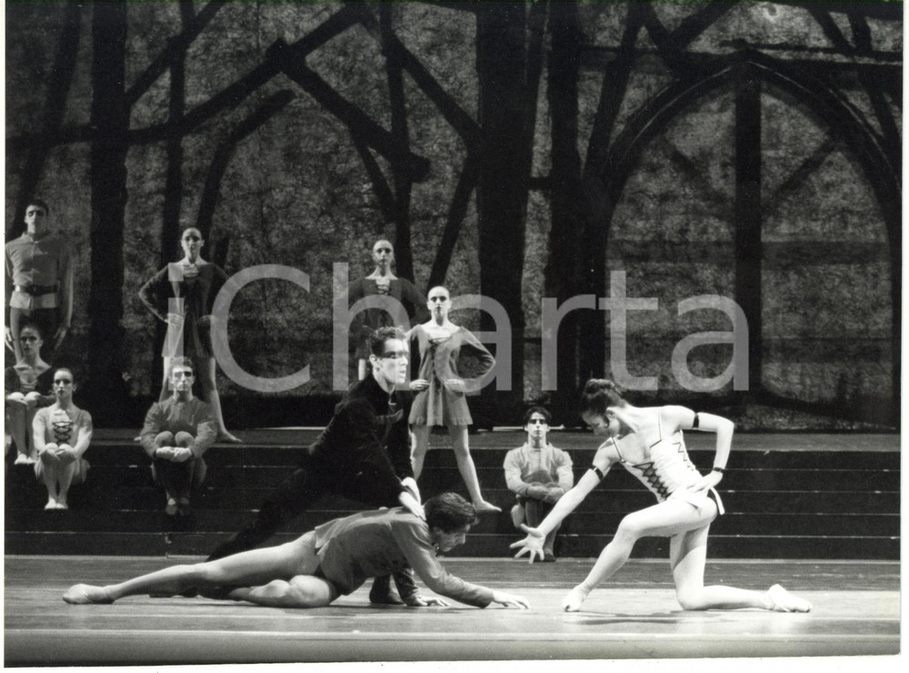 Fotografia d epoca originale 1998 MILANO SCALA  Alessandra FERRI Massimo MURRU Maximiliano GUERRA Foto 1