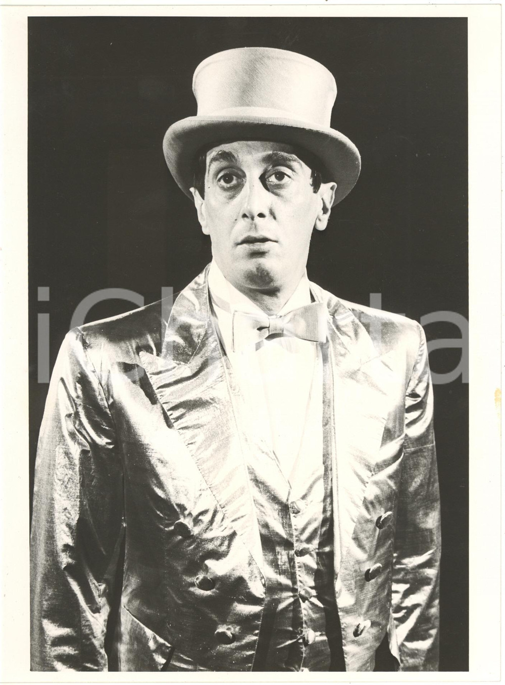 Fotografia d epoca originale 1986 ITALIA TEATRO  Flavio BUCCI in Lo strano mondo di Alex  Ritratto Foto 1