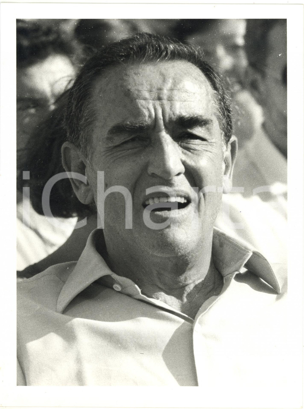 Fotografia d epoca originale 1985 ca Festival ASTITEATRO  Vittorio GASSMAN  Ritratto dell attore Foto 1