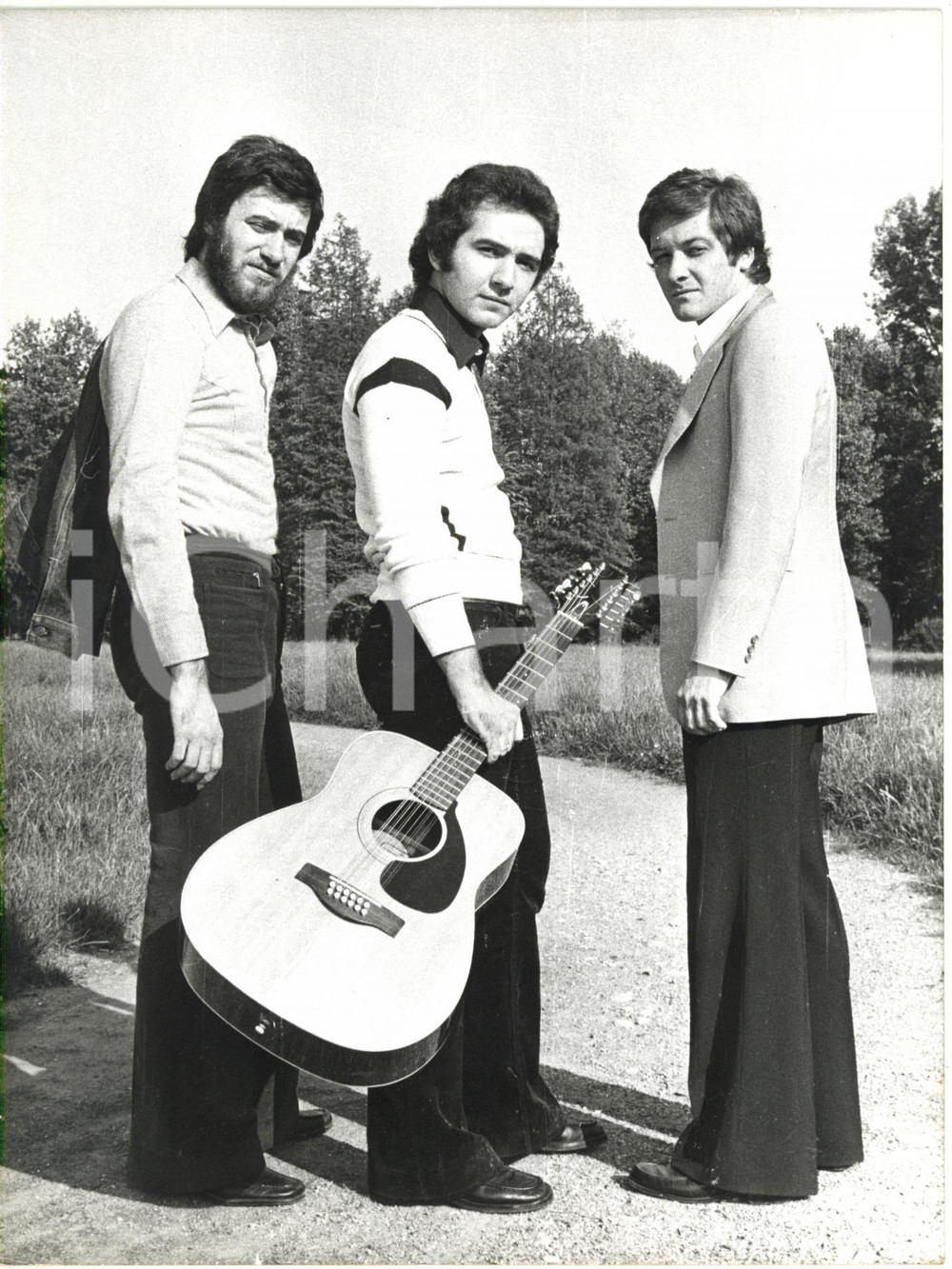 Fotografia d epoca originale 1975 ca ITALIA MUSICA  FAERIE QUEENE  Ritratto della band Foto 18x24 cm 1