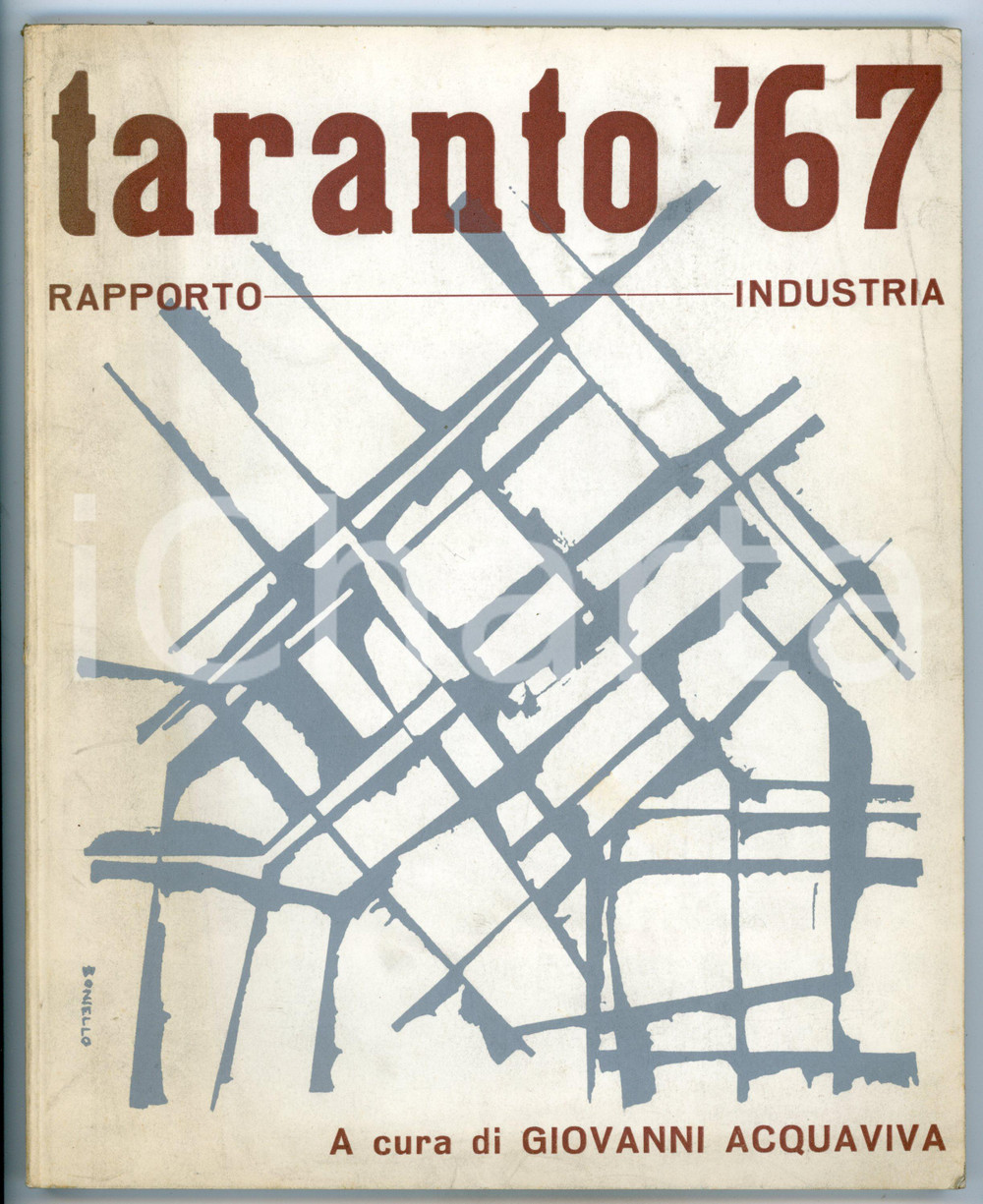Giornale, rivista storica 1967 Giovanni ACQUAVIVA  TARANTO  67 Stabilimento CEMENTIR  Pubblicazione 1