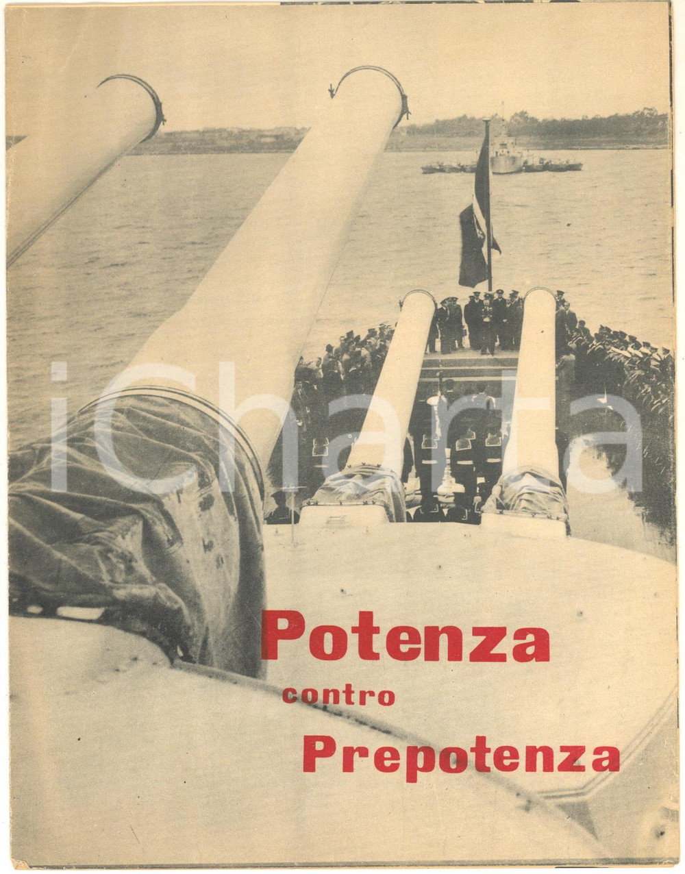 Materiale pubblicitario d’epoca 1951 PROPAGANDA NATO Potenza contro prepotenza  Opuscolo illustrato 8 pp. RARO 1