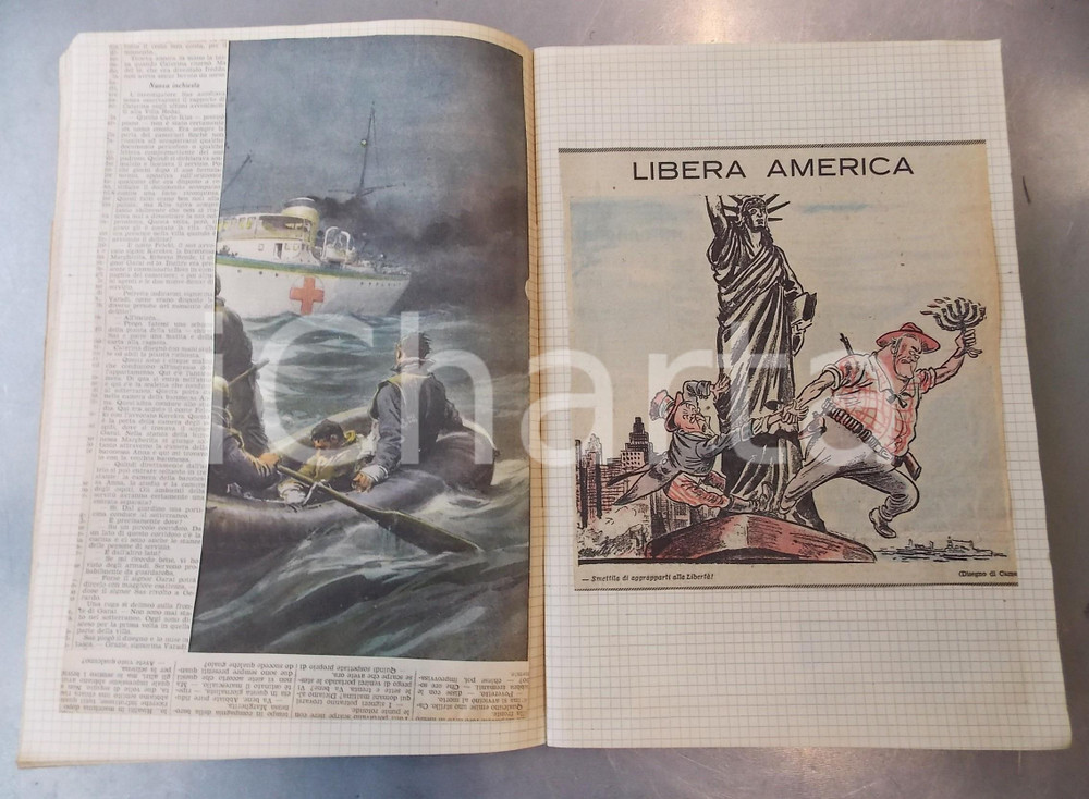 Oggetto da collezione cartaceo 1941 WW2 Da un fronte all altro  Rassegna stampa sugli eventi di guerra 1