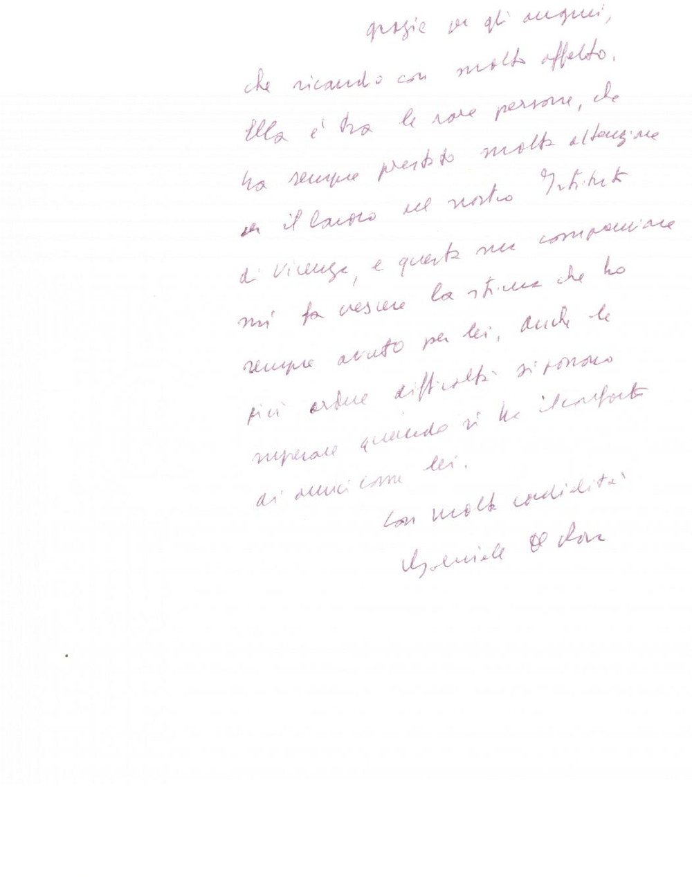 1978 ROMA Lettera di Gabriele DE ROSA a un collega per auguri - Autografo Lettera interamente autografa di Gabriele De Rosa, su carta intestata delle "Edizioni di Storia e Letteratura". CONDIZIONI: G (ma piegatura centrale d'epoca)PAGINE: 1     originale e autentica 1