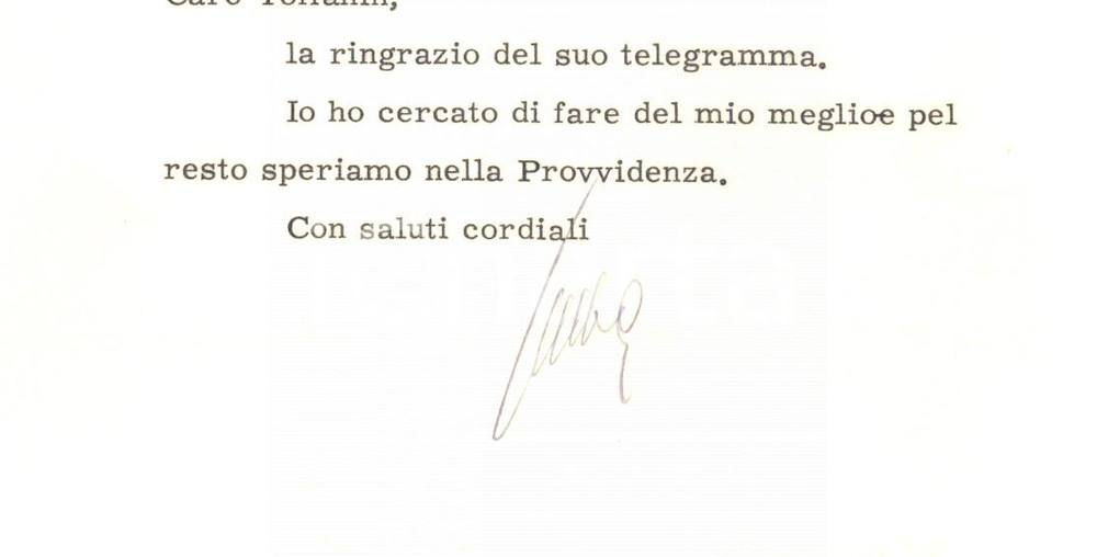 1962 ROMA Lettera Mario SCELBA Ministro dell'Interno - AUTOGRAFO Lettera dattiloscritta, con firma autografa di Mario Scelba.Su carta intestata.CONDIZIONI: G (piegatura centrale d'epoca)PAGINE: 1    originale e autentica 1