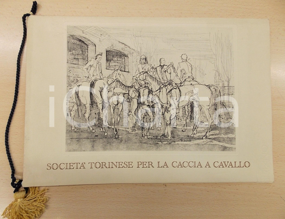 Oggetto da collezione cartaceo 1979 TORINO SocietÃ  Torinese per la Caccia a Cavallo  Calendario VINTAGE 1