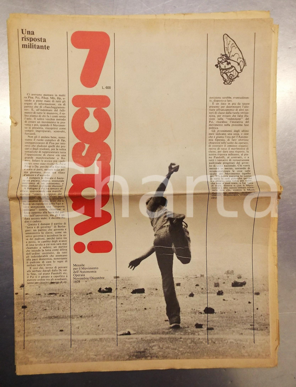Giornale, rivista storica 1978 ROMA I VOLSCI  FIAT e sfruttamento delle donne   Mensile anno I  7 1