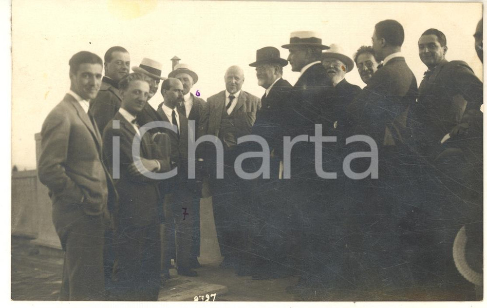 Fotografia d epoca originale 1925 ca UniversitÃ  di FIRENZE  Visita di Giovanni GENTILE  Foto RARA 2 1