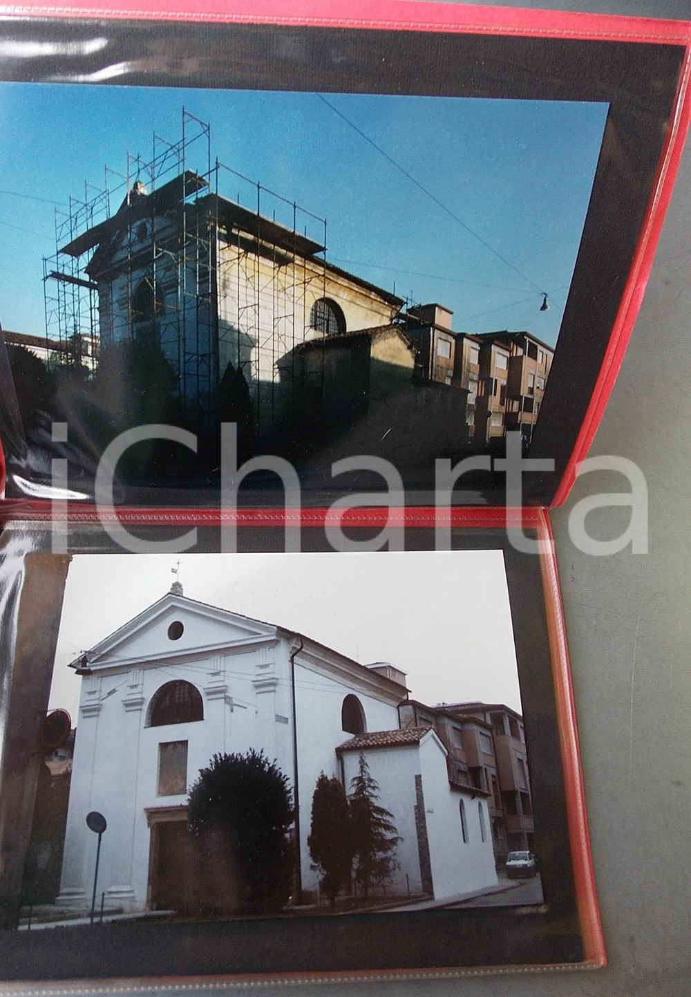 Fotografia d epoca originale 1990 ca PADOVA Chiesa di SAN MASSIMO  Album restauri 8 fotografie 13x18 cm 1