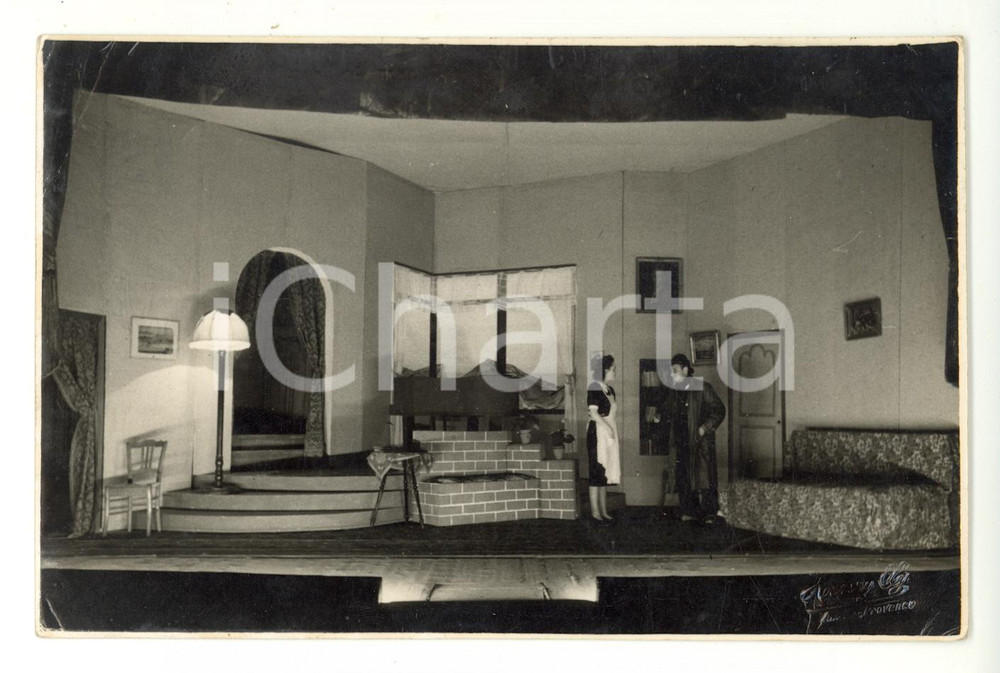Fotografia d epoca originale 1941 THEATRE AIXENPROVENCE   Les revenants Compagnie Marcel LUPOVICI Photo 1