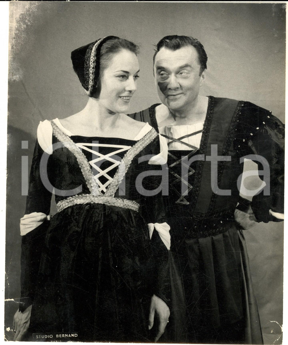 1968 TEATRO FRANCE "Hernani"  Attori compagnia Marcel LUPOVICI Foto DANNEGGIATA