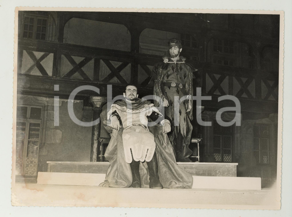 1955 TEATRO BEAUNE "Celui qui ne croyait pas" Marcel LUPOVICI René ARRIEU - Foto