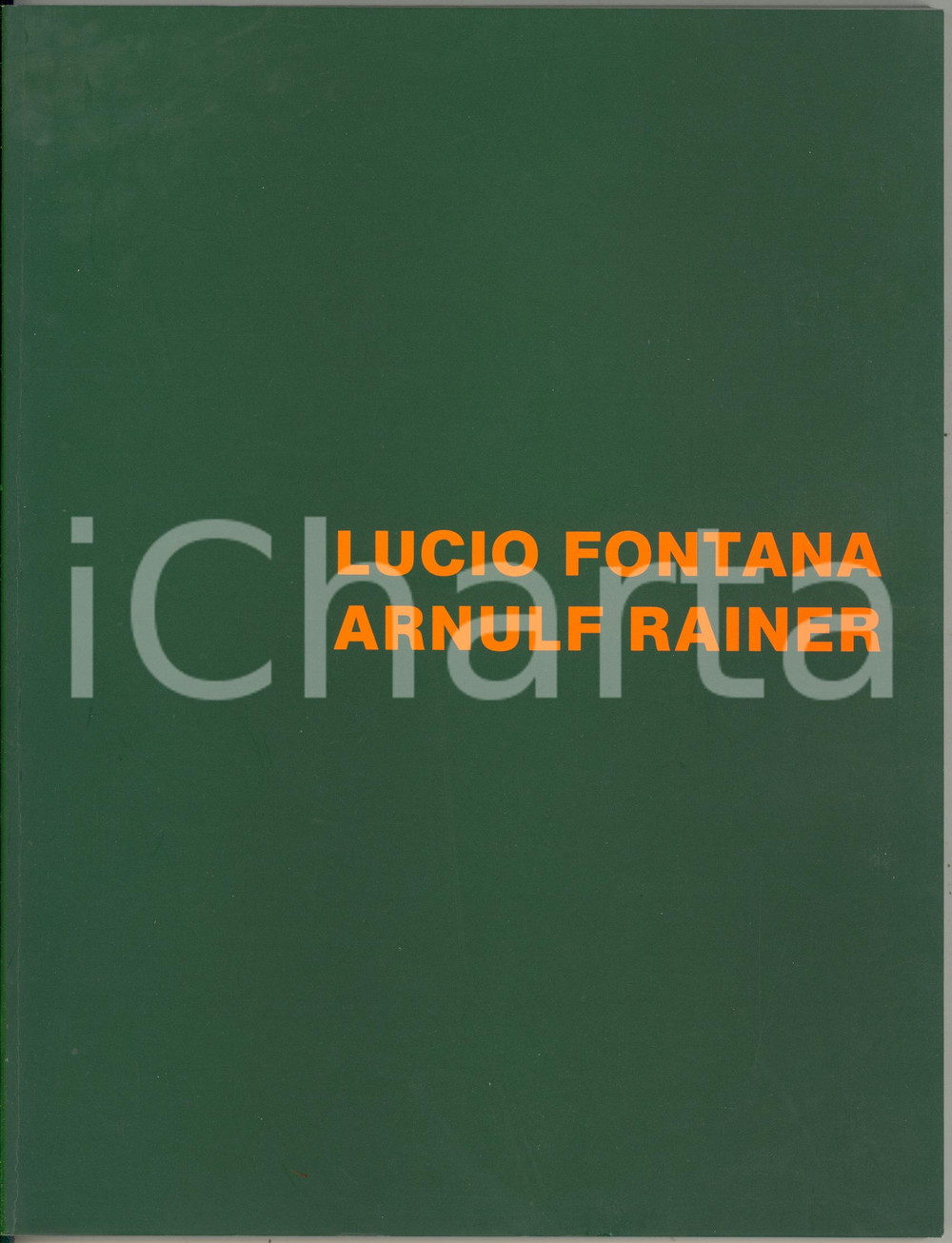 Libro, pubblicazione d epoca 1995 Lucio FONTANA Arnulf Rainer  Ãœber das Bild hinaus  Oltre la tela MUSEION 1