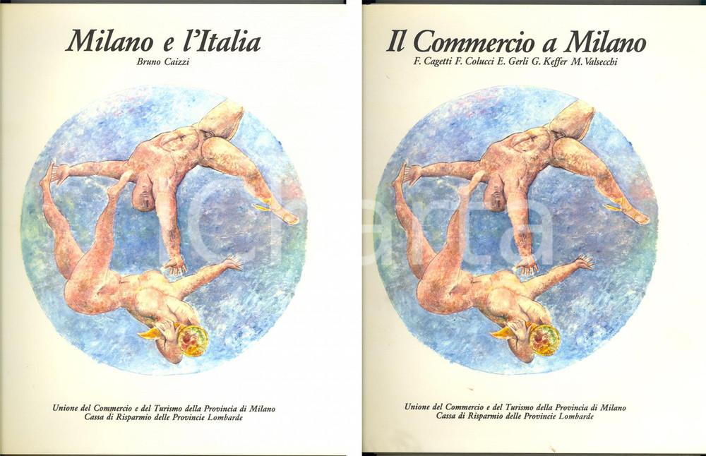 1976 UNIONE COMMERCIO E TURISMO Milano e l'Italia - Commercio a Milano *2 Voll. Pubblicazione in due volumi con cofanetto in cartoncino.EDITORE: Unione del Commercio e del Turismo della Provincia di MilanoDIMENSIONI: 24X28 cmPAGINE: 131 + 131 CONDIZIONI: G (ma ingiallimento alla costa)    originale e autentica 1