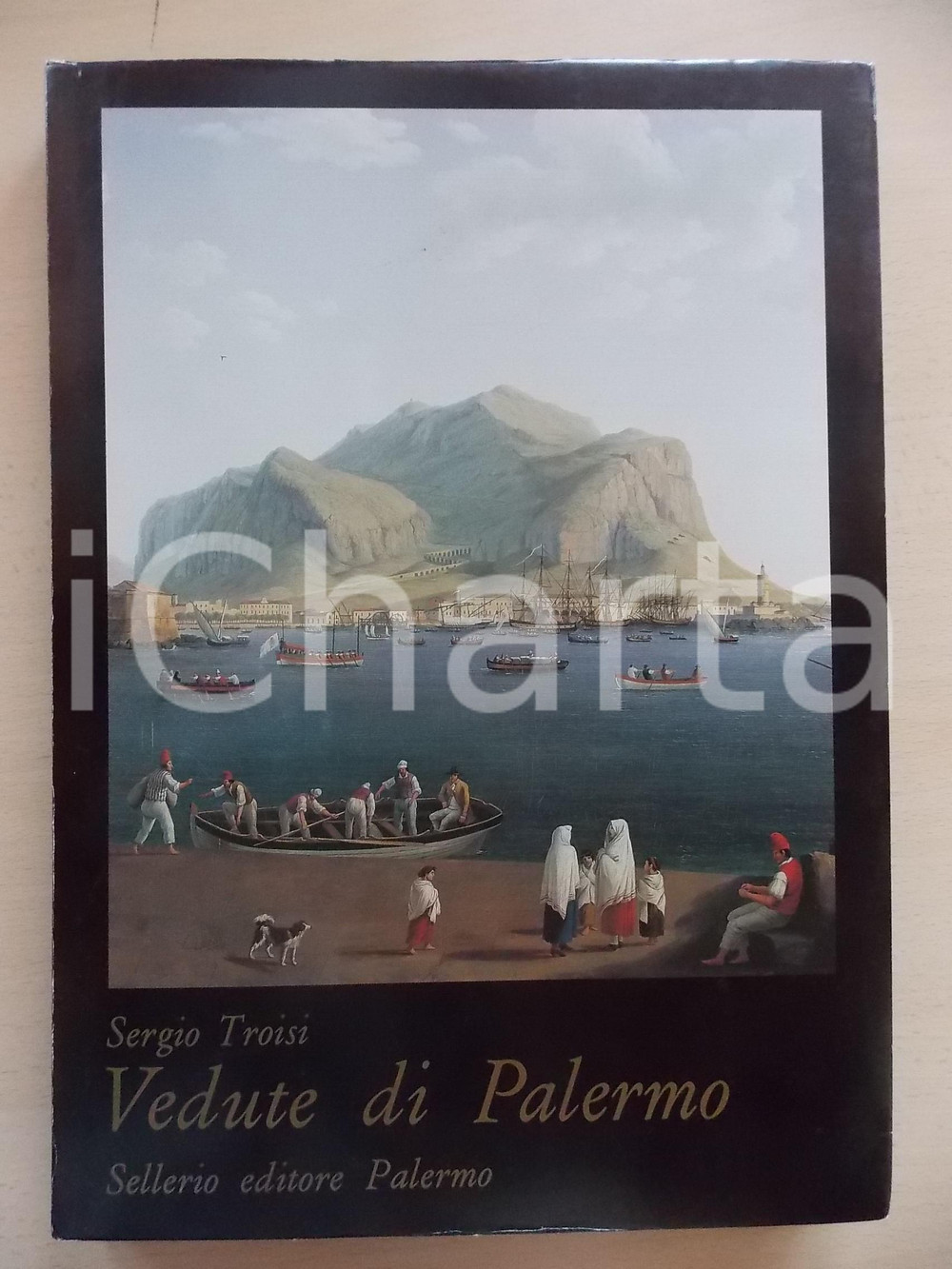 Libro, pubblicazione d epoca 1991 Sergio TROISI Vedute di Palermo  Introduzione di Cesare DE SETA SELLERIO 1