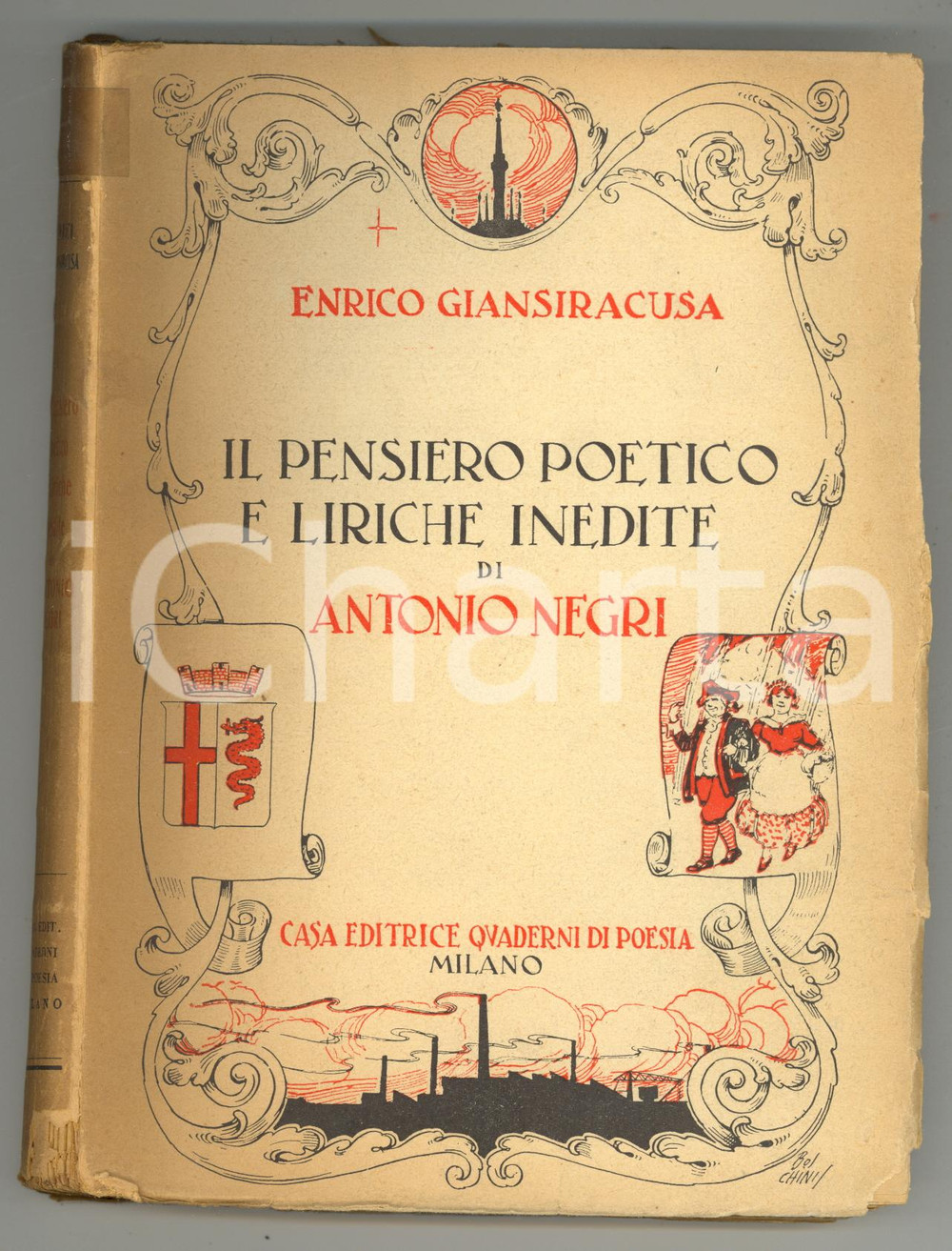 1940 Enrico GIANSIRACUSA Il pensiero poetico e liriche inedite di Antonio Negri