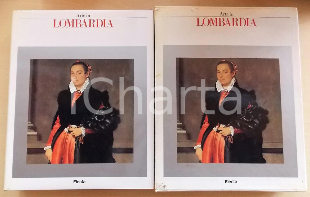 1986 MILANO Carlo PIROVANO Arte in Lombardia *Ed. ELECTA - 529 pp. Volume con cofanetto illustrato.EDITORE: Electa - MilanoPAGINE: 529DIMENSIONI: 25x31 cm  CONDIZIONI: FAIR (tracce d'uso al cofanetto)    originale e autentica 1