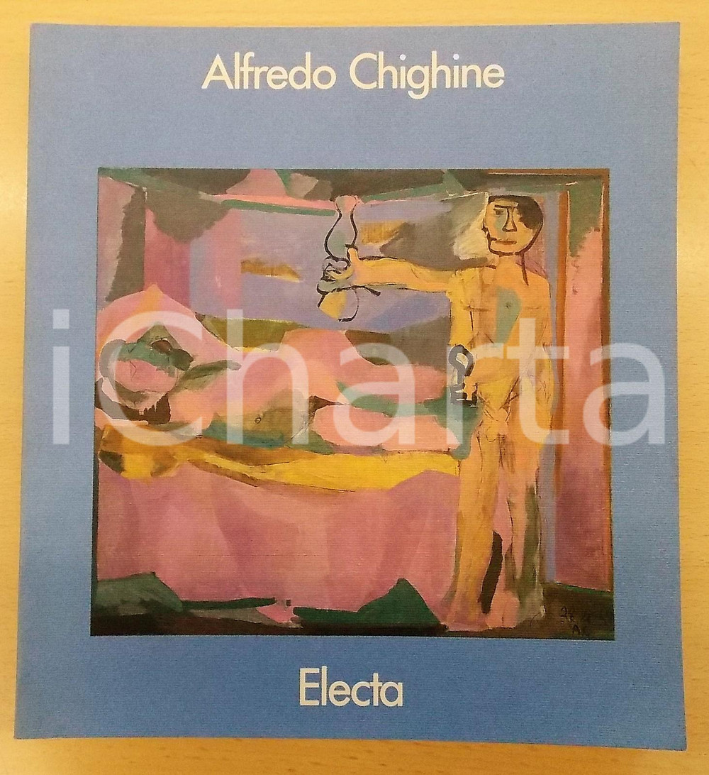 Libro, pubblicazione d epoca 1990 AA. VV. Alfredo Chighine nelle collezioni ticinesi e del Comune di Milano 1