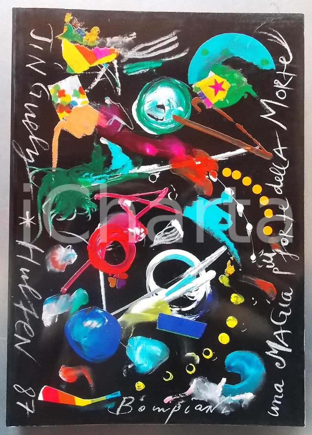 1987 Pontus HULTEN Jean Tinguely / Una magia piÃ¹ forte della morte *Catalogo Catalogo della mostra allestita a Venezia, Palazzo Grassi, dal 19 luglio al 18 ottobre 1987, con numerose illustrazioni b/n e a colori a piena pagina.EDITORE: Bompiani - Milano CONDIZIONI: GPAGINE: 384DIMENSIONI: 21x30 cm    originale e autentica 1