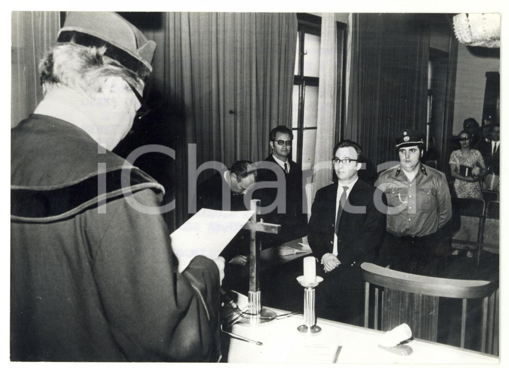 1971 VIENNA Processo strage di CIMA VALLONA - Assoluzione di Peter KIENESBERGER