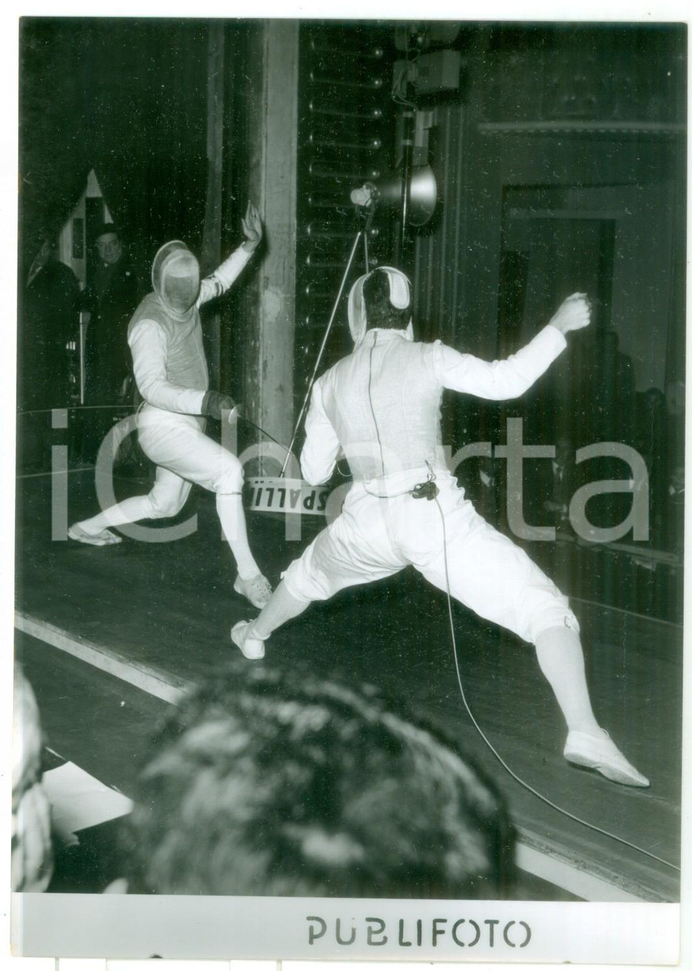 1956 MILANO Coppa GAUDINI - SCHERMA Christian D'ORIOLA vs Giancarlo BERGAMINI