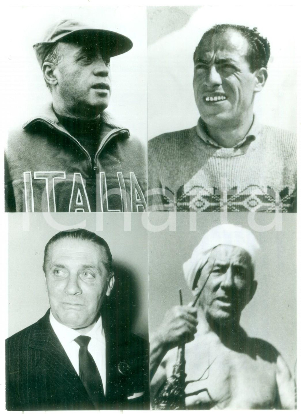 1971 MILANO Vincitori PREMIO DE MARTINO Giovanni FERRARI - Giuseppe MEAZZA *Foto