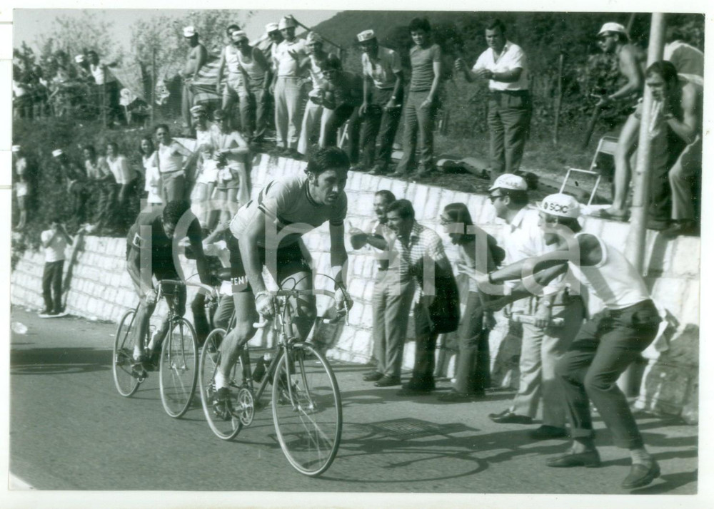 1971 MENDRISIO - CICLISMO Duello tra Eddy MERCKX e Felice GIMONDI *Foto 18x13