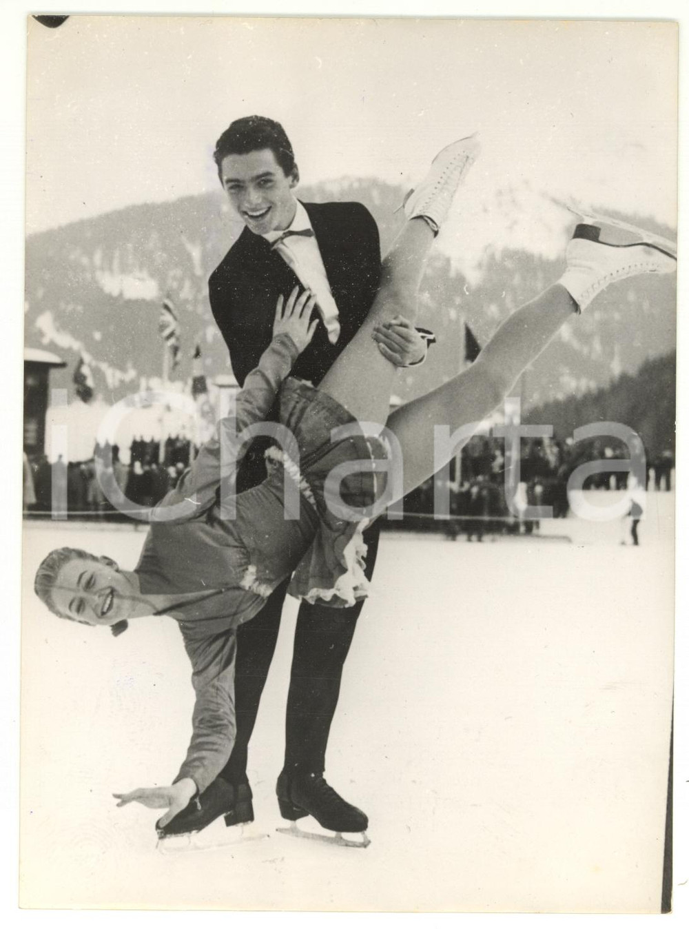 1959 DAVOS Campionati pattinaggio artistico - Marika KILIUS Hans-Jürgen BAUMLER