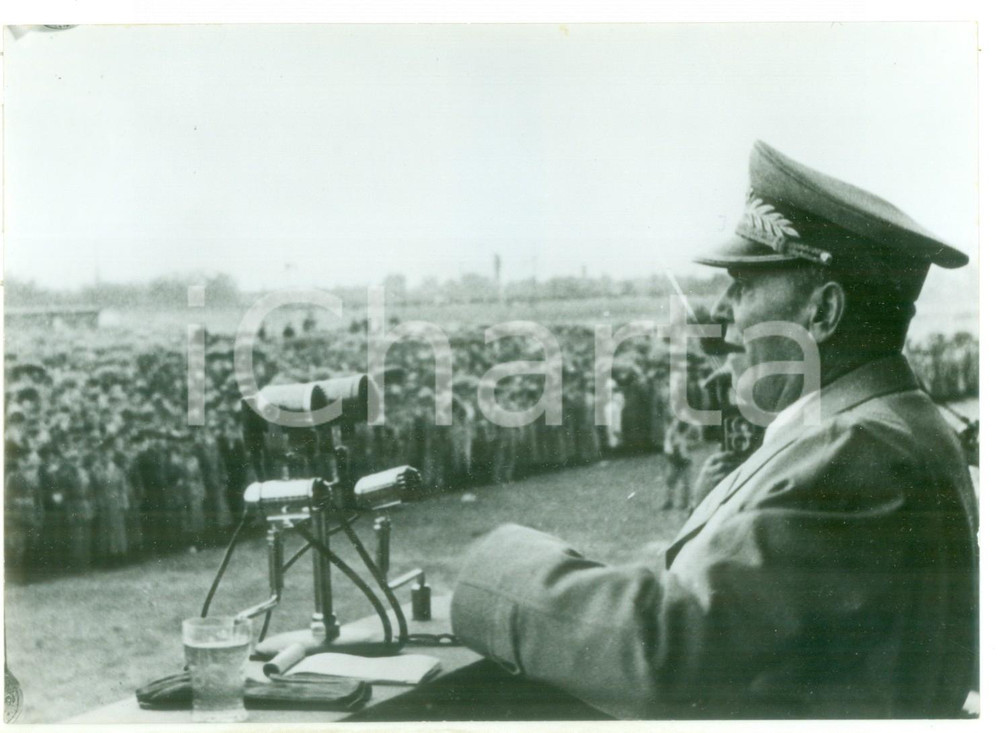 1950 ca SKOPJE Discorso di Josip Broz TITO alla folla *FOTO 18x13 cm