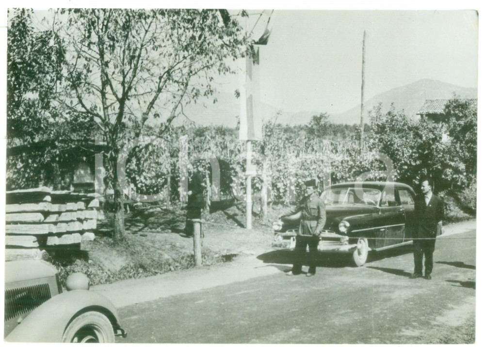 1953 OKROGLICA Blocco del traffico per discorso di Josip Broz TITO - Foto 18x13